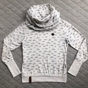 Naketano Lt. Wt., Dbl. Cowl Sweater, Women’s M